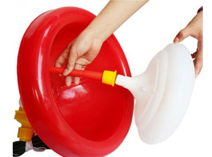 Plastic chicken waterers