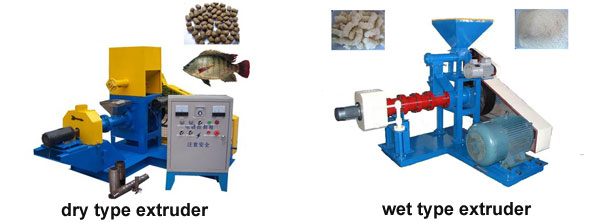 What’s the difference between dry type extruder and wet type extruder?